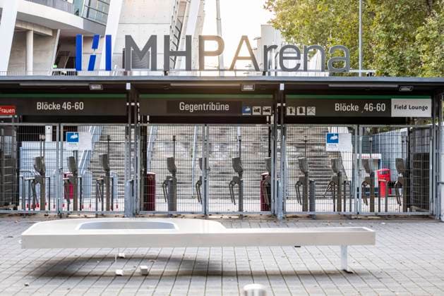 MHPArena instead of Mercedes Benz Arena The home stadium of Bundesliga club VfB Stuttgart is being renamed for the start of the new Bundesliga season Porsche subsidiary MHP secured the naming rights for ten years 15 08 2023 Stuttgart, Baden Württemberg, Germany, Europe Â