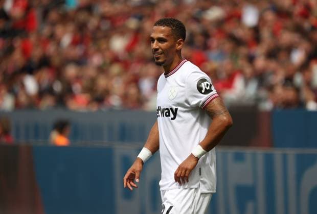 Thilo Kehrer West Ham , Leverkusen, Germany, 05 08 2023, Test match Bayer 04 Leverkusen vs West Ham United
