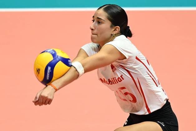 Db Monza 16 08 2023 - Campionato Europeo Pallavolo femminile Svizzera-Bosnia Erzegovina foto Daniele Buffa Image nella foto: Fabiana Mottis 