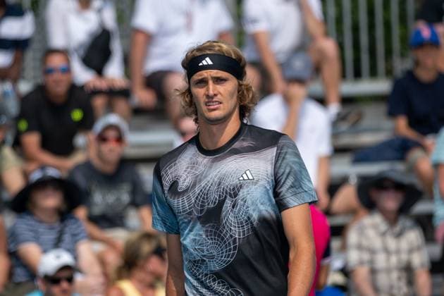 Western & Southern Open: Day 3 Alexander Zverev plays Yoshihito Nishioka during the Western & Southern Open at the Lindner Family Tennis Center on Wednesday, August 16, 2023 in Cincinnati, Ohio. Cincinnati, OH Ohio United States  Copyright: xJasonxWhitmanx originalFilename:whitman-westerns230816_npp74.jpg