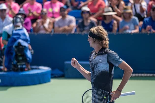 Western & Southern Open: Day 3 Alexander Zverev plays Yoshihito Nishioka during the Western & Southern Open at the Lindner Family Tennis Center on Wednesday, August 16, 2023 in Cincinnati, Ohio. Cincinnati, OH Ohio United States  Copyright: xJasonxWhitmanx originalFilename:whitman-westerns230816_npMow.jpg