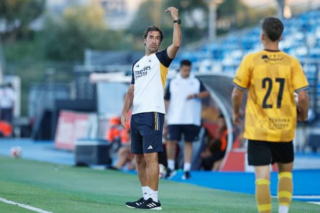 Raul Gonzalez (RMCastilla), AUGUST 16, 2023 - Football Soccer : Spanish Preseason match between Real Madrid Castilla 0-0 Unionistas de Salamanca CF at Alfredo Di Stefano Stadium in Madrid, Spain. Noxthirdxpartyxsales  (226552470)