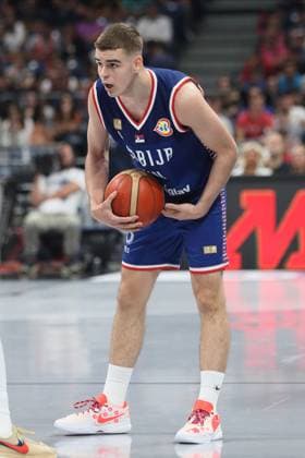 SERBIA vs PUERTO RICO NIKOLA TOPIC basketball Serbia Puerto Rico friendly match, Stark Belgrade Arena 16.08.2023. Foto: BASKETBALL SERBIA PUERTO RICO FRIENDLY MATCH Belgrade Stark Belgrade arena Serbia Copyright: xMarkoxMetlasx xMNxPRESSxPHOTOx