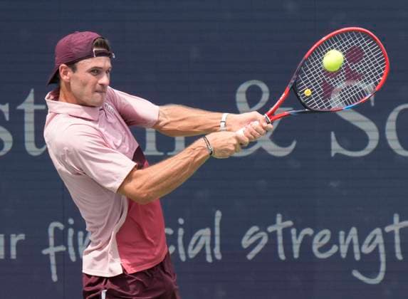 August 17, 2023: Tommy Paul (USA) loses to Carlos Alcaraz (ESP), 7-6, 6-7, 6-3 at the Western & Southern Open being played at Lindner Family Tennis Center in Mason, Ohio, {USA} Ã‚ Tennisclix Cal Media Mason USA - ZUMAc04_ 20230817_zma_c04_016 Copyright: xLesliexBillmanx