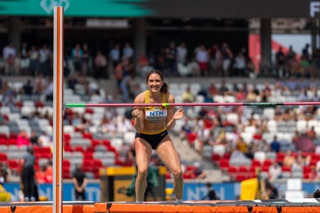 Sport Themen der Woche KW33 Sport Bilder des Tages Sophie Weissenberg (TSV Bayer 04 Leverkusen, Germany), Heptathlon Women (Siebenkampf Frauen) HUN, Leichtathletik, Athletics, World Athletics Championships Budapest 23, Leichtathletik Weltmeisterschaften, 20.08.2023, HUN, Leichtathletik, Athletics, World Athletics Championships Budapest 23, Leichtathletik Weltmeisterschaften, 20.08.2023 Budapest *** Sophie Weissenberg TSV Bayer 04 Leverkusen, Germany , Heptathlon Women Heptathlon Women HUN, Athletics, Athletics, World Athletics Championships Budapest 23, Athletics World Championships, 20 08 2023, HUN, Athletics, Athletics, World Athletics Championships Budapest 23, Athletics World Championships, 20 08 2023 Budapest Copyright: xEibner-Pressefoto StefanxMayerx EP_SMR