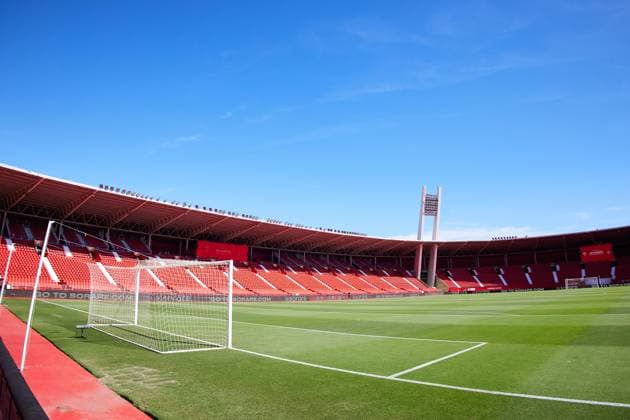 August 19, 2023, ALMERIA, ALMERIA, SPAIN: General view before the Spanish league, La Liga EA Sports, football match played between UD Almeria and Real Madrid at Power Horse stadium on August 19, 2023, in Almeria, Spain. ALMERIA SPAIN - ZUMAa181 20230819_zaa_a181_026 Copyright: xJoaquinxCorcherox