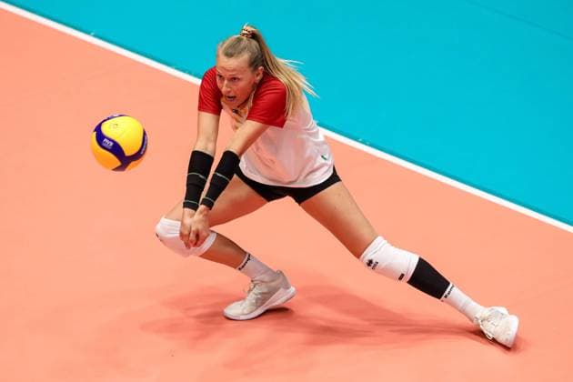 CEV EuroVolley 2023 Azerbaijan Germany Castello Düsseldorf Germany, 19 08 2023 Antonia STAUTZ GER, 6 CEV EuroVolley 2023 Azerbaijan Germany Castello Düsseldorf Germany 19 08 2023 in Düsseldorf Copyright: xBEAUTIFULxSPORTS KennyxBeelex