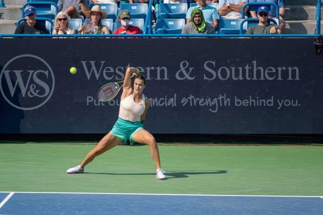 Western & Southern Open - Day 7 - Muchova v. Sabalenka Semifinals Aryna Sabalenka is seen during her semifinals match against Karolina Muchova at the Western & Southern Open at the Lindner Family Tennis Center on Saturday, August 19, 2023 in Cincinnati, Ohio. Muchova defeated Sabalenka 7-6(4), 6-3, 6-2 Cincinnati, OH United States  Copyright: xJasonxWhitmanx originalFilename:whitman-semifina230819_npXMS.jpg