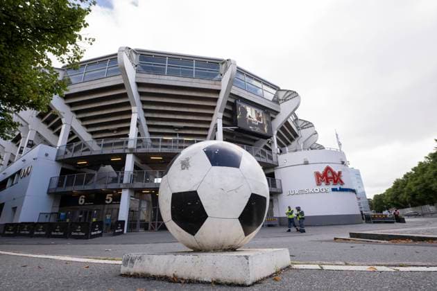 230820 Gamla Ullevi before the Superettan football match between Örgryte and Östersund on August 20, 2023 in Gothenburg, Sweden  Copyright: FREDRIKxAREMYR BB230820FA003
