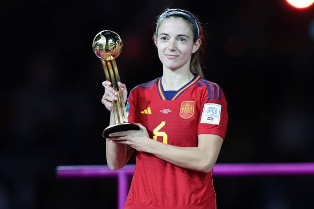 Aitana Bonmati of Spain wins the FIFA Golden Ball Award during the FIFA Women s World Cup 2023 Final match between Spain Women and England Women at Stadium Australia, Sydney, Australia on 20 August 2023. Copyright: xPeterxDovganx 38130068