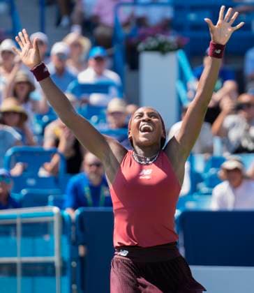 August 20, 2023: CoCo Gauff (USA) defeated Karolina Muchova (CZE) 6-3, 6-4, at the Western & Southern Open being played at Lindner Family Tennis Center in Mason, Ohio. Ã‚ Tennisclix CSM Mason USA - ZUMAc04_ 20230820_zma_c04_335 Copyright: xLesliexBillmanx