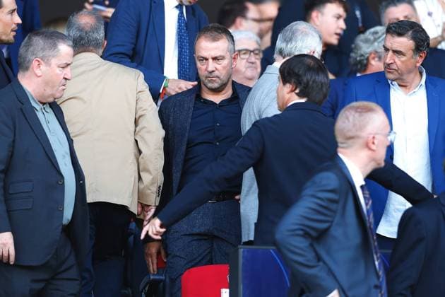 Sport Themen der Woche KW33 Sport Bilder des Tages Hans-Dieter Flick (GER), AUGUST 20, 2023 - Football Soccer : Germany national team, Nationalteam head coach Hansi Flick during Spanish LaLiga EA Sports match between FC Barcelona, Barca 2-0 Cadiz CF at the Estadi Olimpic Lluis Companys in Barcelona, Spain. Noxthirdxpartyxsales  (226835300)