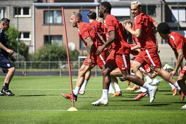 Football, CL Quali, Royal Antwerp Training