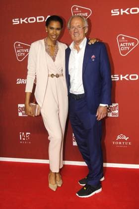 Bernd Wehmeyer and Chawada Kachidza Fabisch at the presentation of the Sport Bild Award on 21 08 2023 in Hamburg Sport Bild Award 2023 presentation in Hamburg