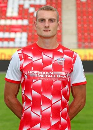 Teampraesentation FSV Zwickau Regionalliga Nordost FSV Zwickau, Regionalliga Nordost, Porträttermin 2023 2024, Zwickau 21 08 2023, GGZ Arena, Football , In the picture Lucas Albert ,