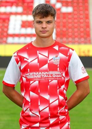 Teampraesentation FSV Zwickau Regionalliga Nordost FSV Zwickau, Regionalliga Nordost, Porträttermin 2023 2024, Zwickau 21 08 2023, GGZ Arena, Football , In the picture Philipp Heller ,