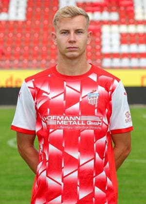 Teampraesentation FSV Zwickau Regionalliga Nordost FSV Zwickau, Regionalliga Nordost, Porträttermin 2023 2024, Zwickau 21 08 2023, GGZ Arena, Football , In the picture Maximilian Somnitz ,