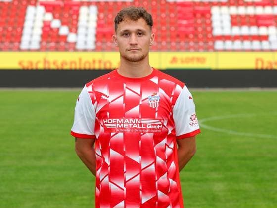 Teampraesentation FSV Zwickau Regionalliga Nordost FSV Zwickau, Regionalliga Nordost, Porträttermin 2023 2024, Zwickau 21 08 2023, GGZ Arena, Football , In the picture Lucas Will ,
