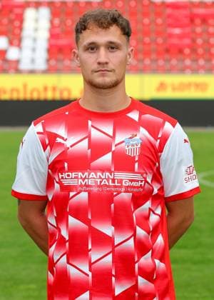 Teampraesentation FSV Zwickau Regionalliga Nordost FSV Zwickau, Regionalliga Nordost, Porträttermin 2023 2024, Zwickau 21 08 2023, GGZ Arena, Football , In the picture Lucas Will ,