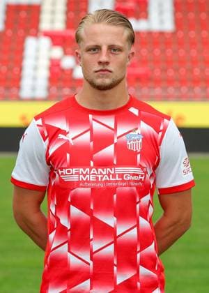 Teampraesentation FSV Zwickau Regionalliga Nordost FSV Zwickau, Regionalliga Nordost, Porträttermin 2023 2024, Zwickau 21 08 2023, GGZ Arena, Football , In the picture Theo Gunnar Martens ,