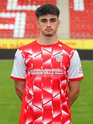 Teampraesentation FSV Zwickau Regionalliga Nordost FSV Zwickau, Regionalliga Nordost, Porträttermin 2023 2024, Zwickau 21 08 2023, GGZ Arena, Football , In the picture Yannick Linnemann ,