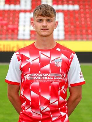 Teampraesentation FSV Zwickau Regionalliga Nordost FSV Zwickau, Regionalliga Nordost, Porträttermin 2023 2024, Zwickau 21 08 2023, GGZ Arena, Football , In the picture Louis Schädel ,