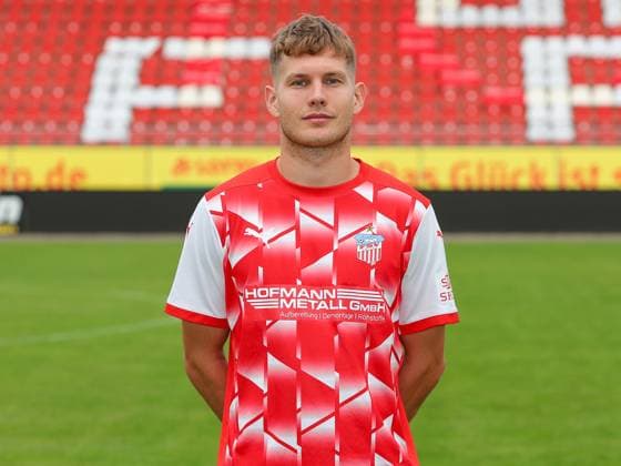 Teampraesentation FSV Zwickau Regionalliga Nordost FSV Zwickau, Regionalliga Nordost, Porträttermin 2023 2024, Zwickau 21 08 2023, GGZ Arena, Football , In the picture Jahn Herrmann ,
