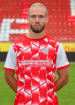 Teampraesentation FSV Zwickau Regionalliga Nordost FSV Zwickau, Regionalliga Nordost, Porträttermin 2023 2024, Zwickau 21 08 2023, GGZ Arena, Football , In the picture Felix Schlüsselburg Schluesselburg ,