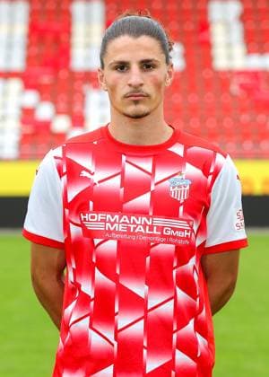 Teampraesentation FSV Zwickau Regionalliga Nordost FSV Zwickau, Regionalliga Nordost, Porträttermin 2023 2024, Zwickau 21 08 2023, GGZ Arena, Football , In the picture Veron Dobruna ,