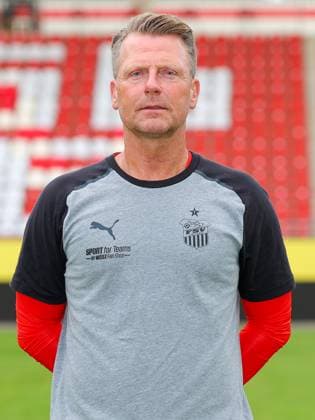 Teampraesentation FSV Zwickau Regionalliga Nordost FSV Zwickau, Regionalliga Nordost, Porträttermin 2023 2024, Zwickau 21 08 2023, GGZ Arena, Football , In the picture coach Rico Schmitt ,