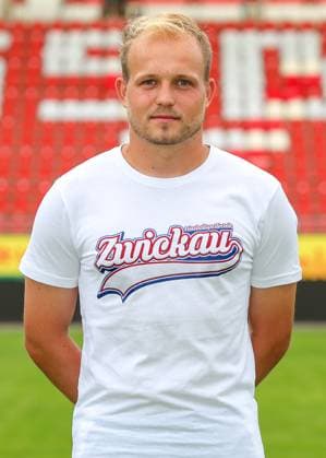 Teampraesentation FSV Zwickau Regionalliga Nordost FSV Zwickau, Regionalliga Nordost, Porträttermin 2023 2024, Zwickau 21 08 2023, GGZ Arena, Football , In picture Co TW coach Tom Hornuff ,