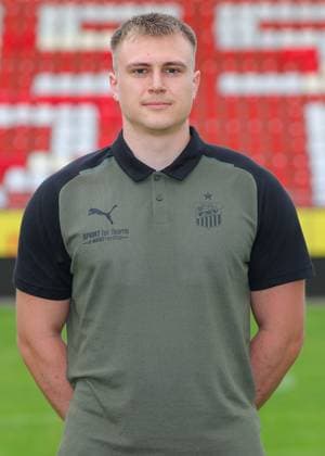 Teampraesentation FSV Zwickau Regionalliga Nordost FSV Zwickau, Regionalliga Nordost, Porträttermin 2023 2024, Zwickau 21 08 2023, GGZ Arena, Football , In the picture physiotherapist Benjamin Jade ,