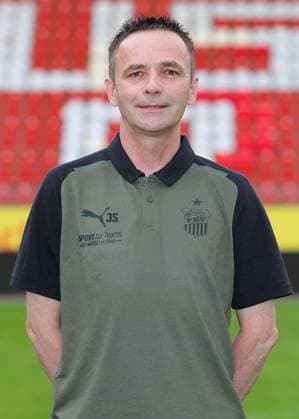Teampraesentation FSV Zwickau Regionalliga Nordost FSV Zwickau, Regionalliga Nordost, Porträttermin 2023 2024, Zwickau 21 08 2023, GGZ Arena, Football , In the picture team manager Jens Schubert ,