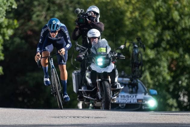 Tour of Germany 2023 Prolog Sankt Wendel, 23 08 2022 Marius Mayrhofer GER, Team dsm firmenich , Tour of Germany 2023, Prolog Sankt Wendel, 23 08 2022 Copyright: xBEAUTIFULxSPORTS Nagelx