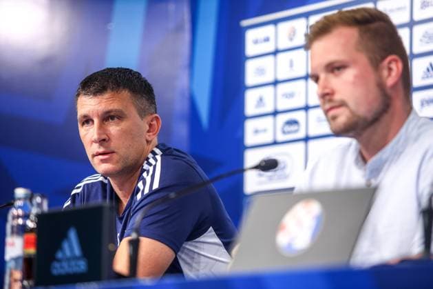 Croatia, Zagreb, 230823. Dinamo press conference, PK, Pressekonferenz where they announced the upcoming match and introduced the new coach at the Maksimir stadium. In the photo: Sergej Jakirovic, new coach. Photo: Nera Simic CROPIX Copyright: xxNeraxSimicx pressica_dinamo10-230823