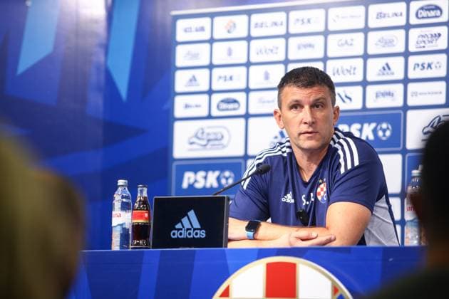 Croatia, Zagreb, 230823. Dinamo press conference, PK, Pressekonferenz where they announced the upcoming match and introduced the new coach at the Maksimir stadium. In the photo: Sergej Jakirovic, new coach. Photo: Nera Simic CROPIX Copyright: xxNeraxSimicx pressica_dinamo7-230823