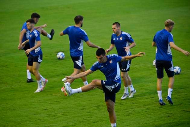 Croatia, Zagreb, 230823. Stadium in Maksimir, Hitrec Kacian playground. GNK Dinamo players training ahead of tomorrow s first match of the UEFA Europa League playoffs against AC Sparta from Prague. Photo: Ronald Gorsic CROPIX Copyright: xxRonaldxGorsicx dinamo_trening4-230823