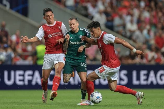Football, CL Quali, SC Braga - Panathinaikos Athens