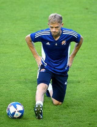 PXL_Dinamo Zagreb trainig Maxime Bernauer of GNK Dinamo Zagreb during training session of Dinamo Zagreb on August 23, 2023 in Zagreb, Croatia. MarkoxLukunic PIXSELL