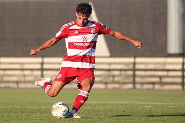 Mönchengladbach, Germany 23 August 2023 A Junior Bundesliga 2023 24 Borussia Mönchengladbach U19 vs Fortuna Düsseldorf U19 In picture Ronay Arabaci Fortuna Düsseldorf U19 Fohlenplatz Nordrhein Westfalen Copyright: xFotostandx xVanxderxVeldenx
