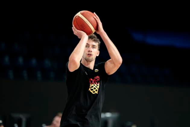 24 08 2023, FIBA Basketball Worldcup, Okinawa Japan , Practice Training Team Germany, Franz Wagner GER, No9 Okinawa Okinawa Arena Okinawa Japan