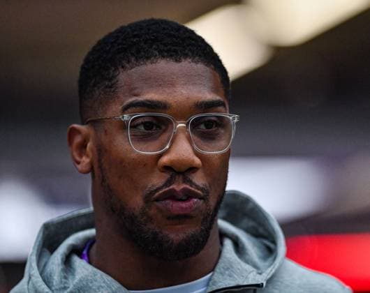 24th August 2023; Circuit Zandvoort, Zandvoort, North Holland, Netherlands; Formula 1 Heineken Dutch Grand Prix 2023; Arrivals and Inspection Day; Anthony Joshua OBE two times unified World Heavyweight boxing champion in the Oracle Red Bull Racing team garage  ActionPlus12546436 GodfreyxPitt