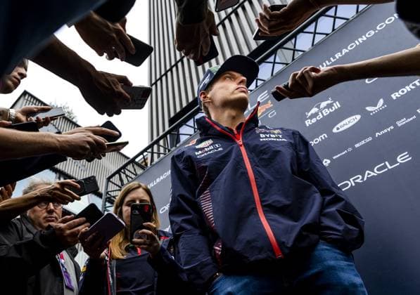 ZANDVOORT - Max Verstappen (Red Bull Racing) on track at Zandvoort Circuit ahead of the F1 Grand Prix of the Netherlands on August 24, 2023 in Zandvoort, Netherlands. ANP REMKO DE WAAL F1 Grand Prix of The Netherlands 2023 24 xVIxANPxSportx xxANPxIVx 476189674 originalFilename: 476189674.jpg