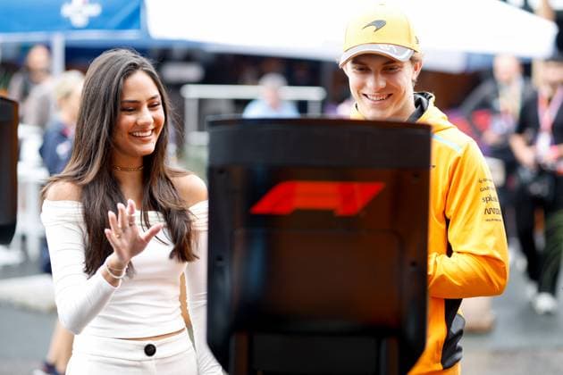 Lissie Mackintosh, 81 Oscar Piastri AUS, McLaren F1 Team , F1 Grand Prix of the Netherlands at Circuit Zandvoort on August 24, 2023 in Zandvoort, Netherlands Photo by HOCH ZWEI Zandvoort Netherlands