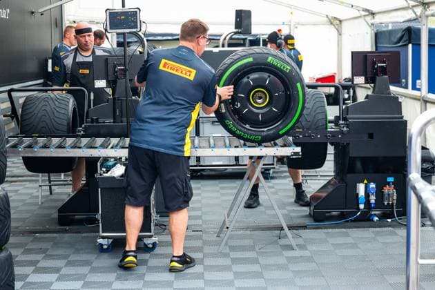 Pirelli tires, F1 Grand Prix of the Netherlands at Circuit Zandvoort on August 24, 2023 in Zandvoort, Netherlands Photo by HOCH ZWEI Zandvoort Netherlands