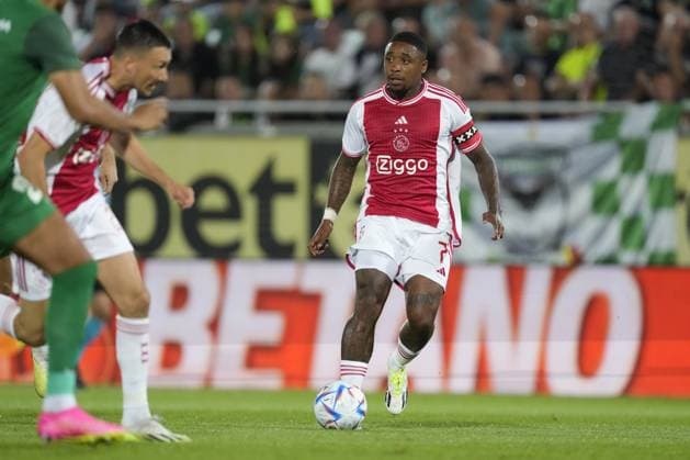 RAZGRAD, Bulgaria, 24-08-2023, football, Huvepharma Arena, Europa Leageu qualification, season 2023 2024, during the match Ludogorets - Ajax, Ajax player Steven Bergwijn Ludogorets - Ajax  x22053958x Copyright:
