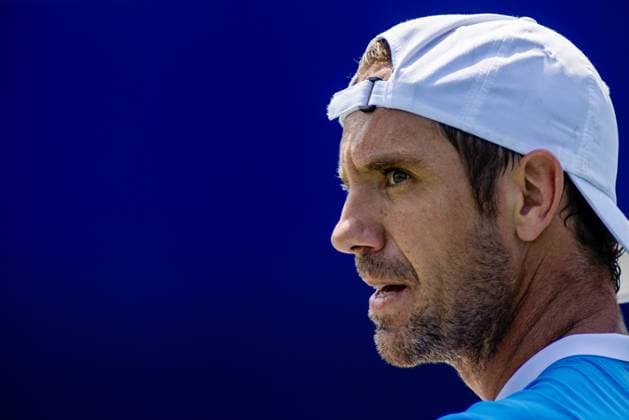 August 24, 2023: Richard Gasquet during the quarterfinals of the 2023 Winston-Salem Open at Wake Forest Tennis Complex in Wnston-Salem, NC. ( CSM) Wnston-Salem United States - ZUMAc04_ 20230824_zma_c04_003 Copyright: xScottxKinserx