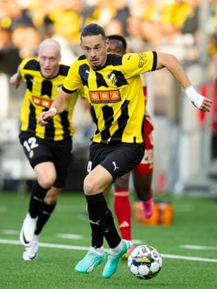 230824 Amor Layouni of Häcken during the UEFA Europa League play off match between Häcken and Aberdeen on August 24, 2023 in Göteborg Photo Michael Erichsen BILDBYRAN COP 89 MI0526 aberdeen bbeng football fotball fotboll fotboll häcken soccer uefa europa league  Copyright: MICHAELxERICHSEN BB230824MI077