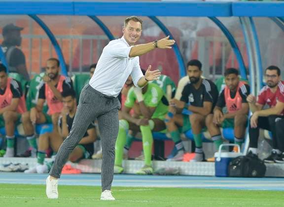 JEDDAH, SAUDI ARABIA - AUGUST 24: Al-Ahli Manager Matthias Jaissle directs his team during the Saudi Pro League match between Al-Ahli and Al Akhdoud at the Prince Abdullah al-Faisal Stadium on August 24, 2023 in Jeddah, Saudi Arabia. (Photo by Khalid Alhaj) SPO  Copyright: xKhalidxAlhaj