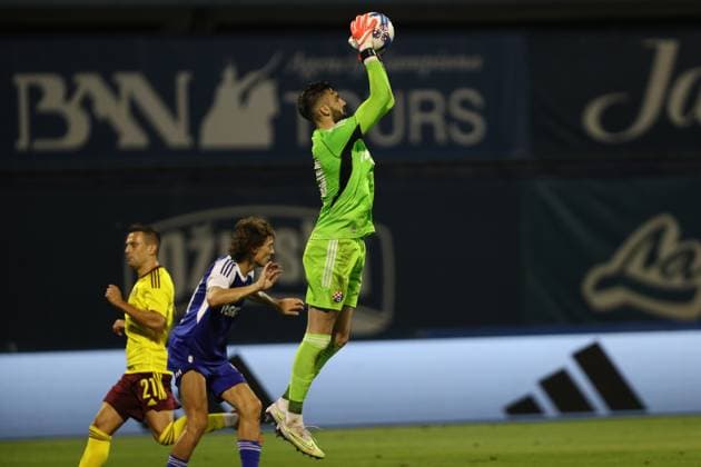 Zagreb, 24.08.2023. - Stadion Maksimir, UEFA Europa League, Play-offs, 1st leg. GNK Dinamo Zagreb - Sparta Praha 3:1. Ivan Nevistic (33) 